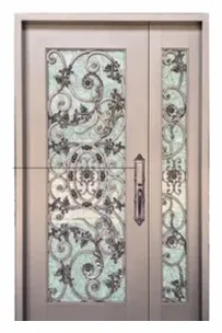 105 Cast aluminum entrance