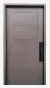 1101 Stainless steel entrance