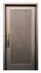 1102 Stainless steel entrance
