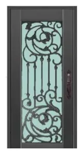301 Cast aluminum entrance