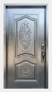 601 Stainless steel entrance