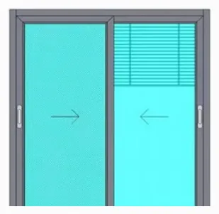 801 Aluminum entrance with screen