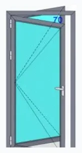 901 Aluminum entrance