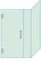 TG16 Swing shower door / panels