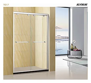 TG17 Framed aluminum shower door